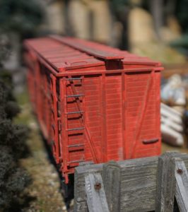 Cattle car on the Ranch diorama